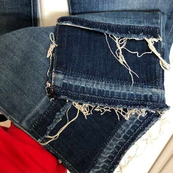 HUDSON - 🎉HP🎉 NWT L Sz 24 - Zoeey Straight-Leg Double Step Cropped/Social Grace - Picture 6 of 16